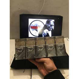Dove 100 чёрный Platinum Slims